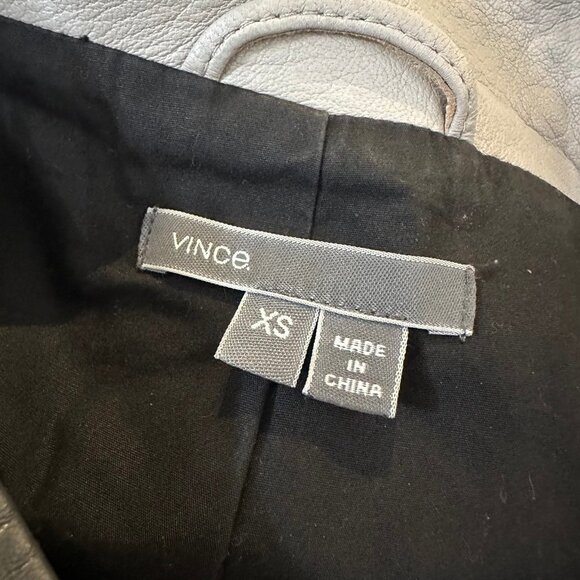 Vince Leather moto Jacket - Picture 8 of 11